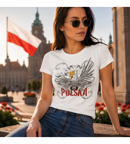 KOSZULKA DAMSKA PATRIOTYCZNI ORZEŁ POLSKI